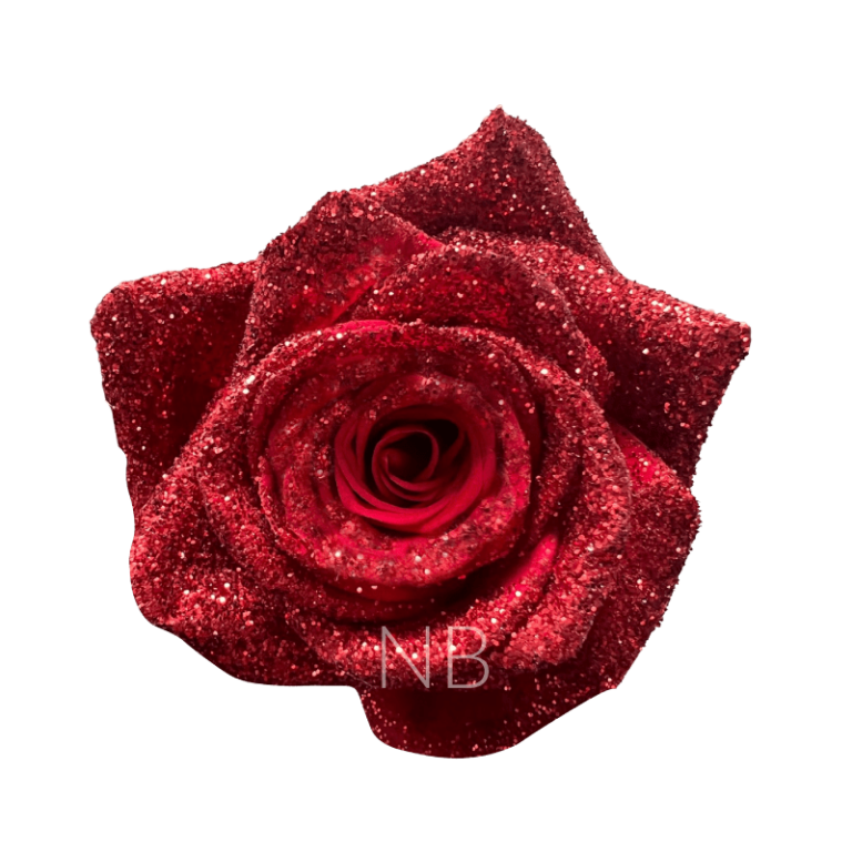 Red Glitter Roses