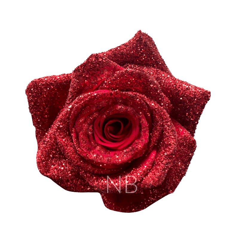 Red Glitter Roses